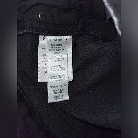 FRAME Eyelet - Hem Cropped Flared Jeans - Lacey - size 28 - F20 - Picture 5 of 12